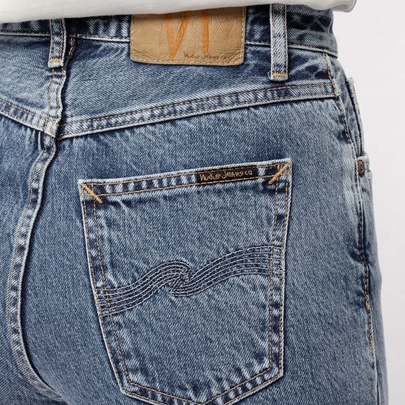 Nudie Jeans Clean Eileen 90s Stone - Picture 3 of 9